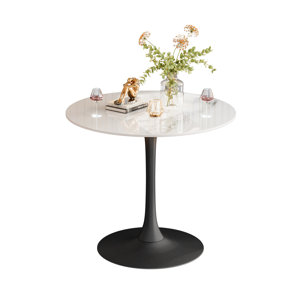 Marble Round Kitchen & Dining Tables You'll Love | Wayfair